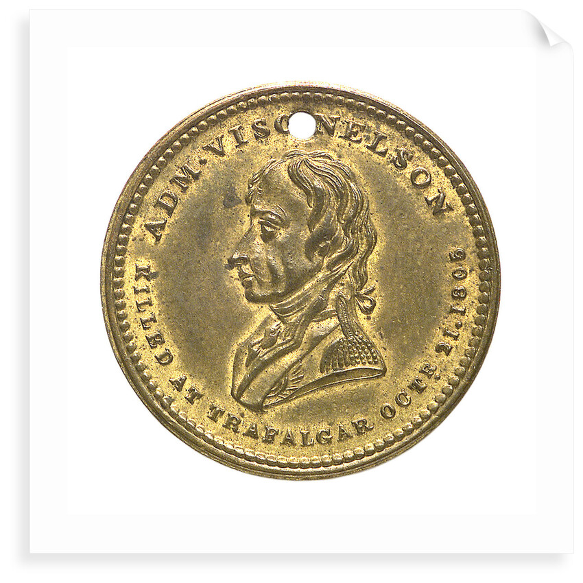 Medal commemorating Vice-Admiral Horatio Nelson (1758-1805); obverse by unknown