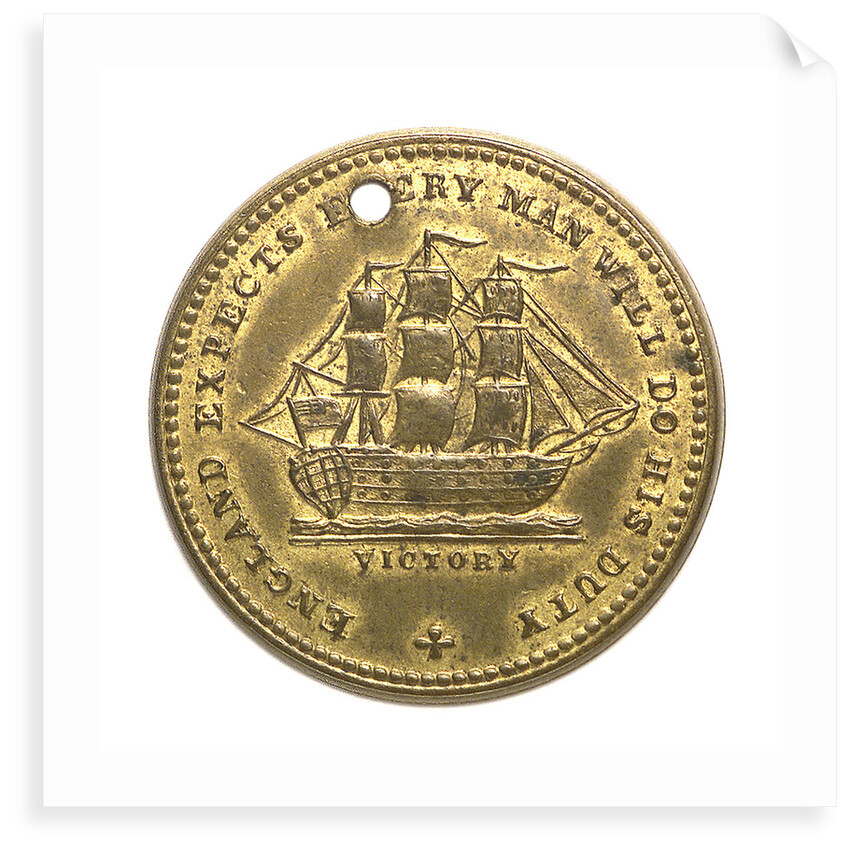 Medal commemorating Vice-Admiral Horatio Nelson (1758-1805); reverse by Unknown