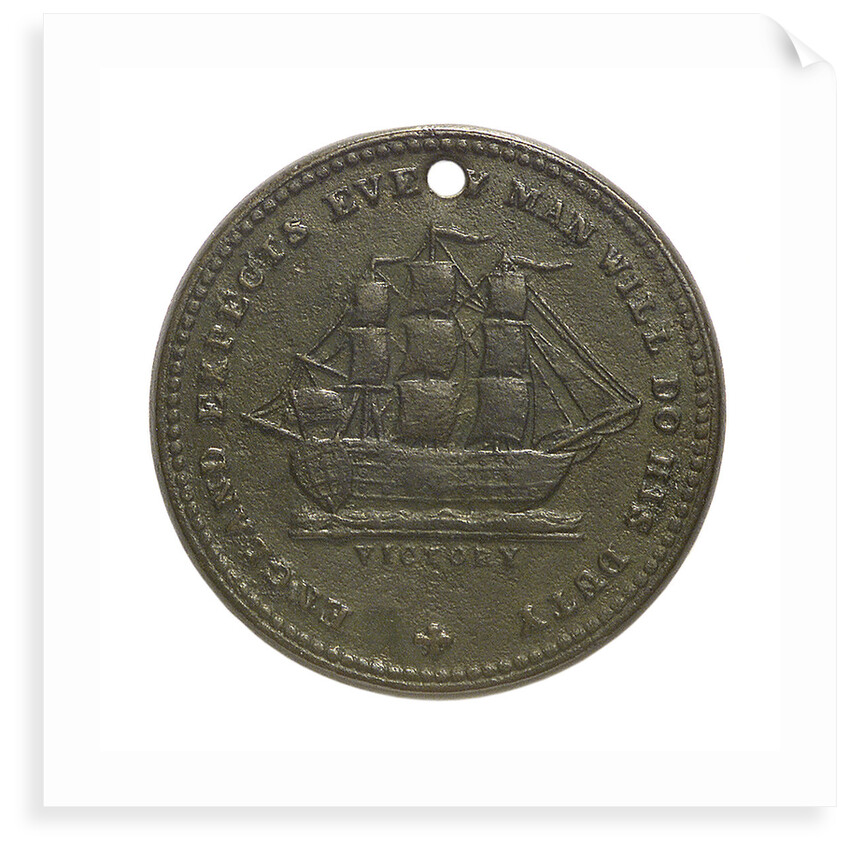 Medal commemorating Vice-Admiral Horatio Nelson (1758-1805); reverse by unknown