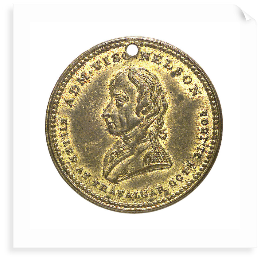 Counter commemorating Vice-Admiral Horatio Nelson (1758-1805); obverse by unknown