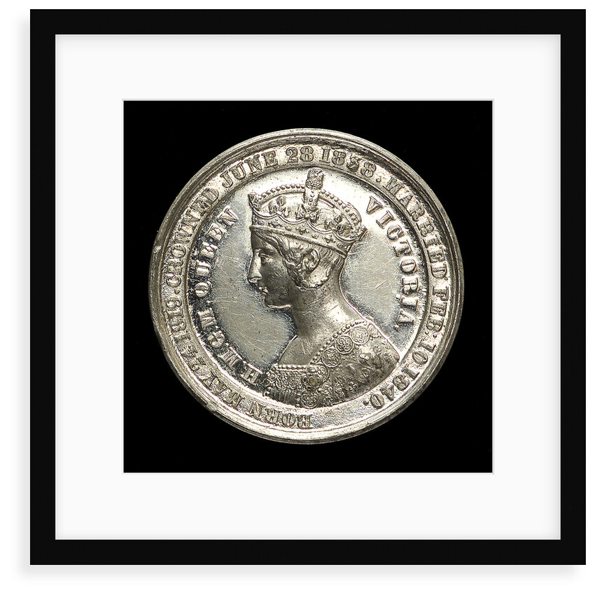 Counter commemorating Queen Victoria; obverse by Allen & Moore