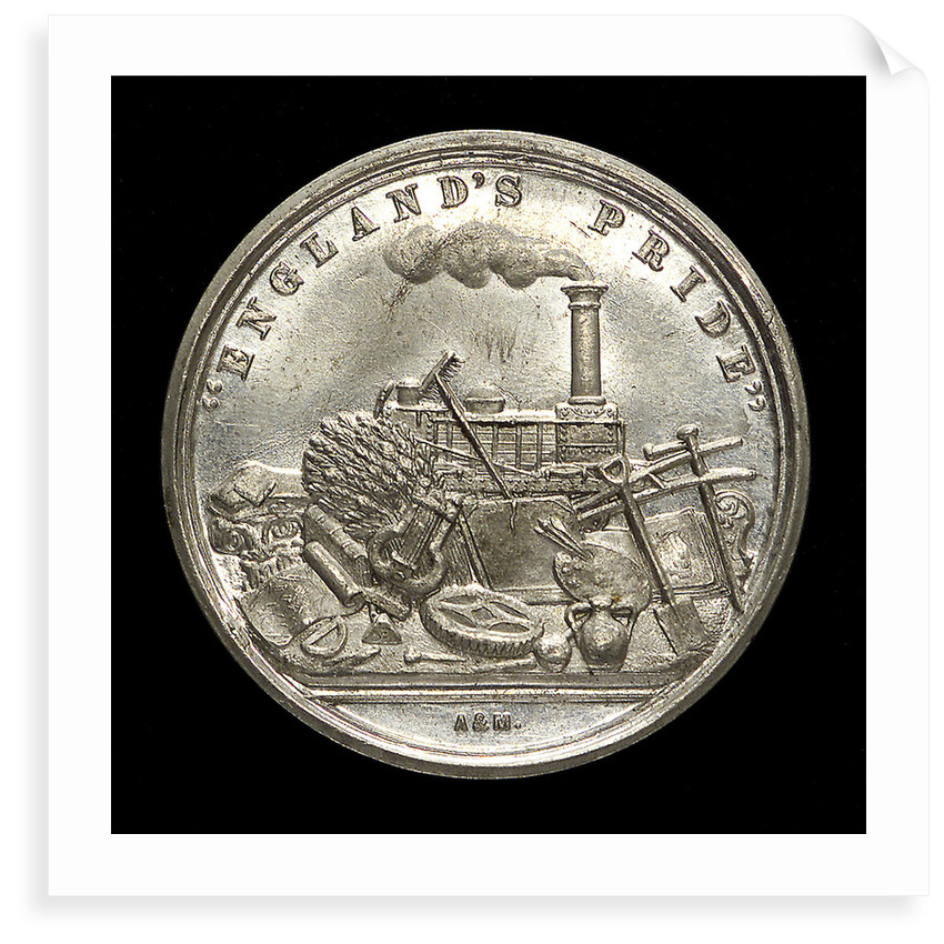 Counter commemorating Prince Albert; reverse by Allen & Moore