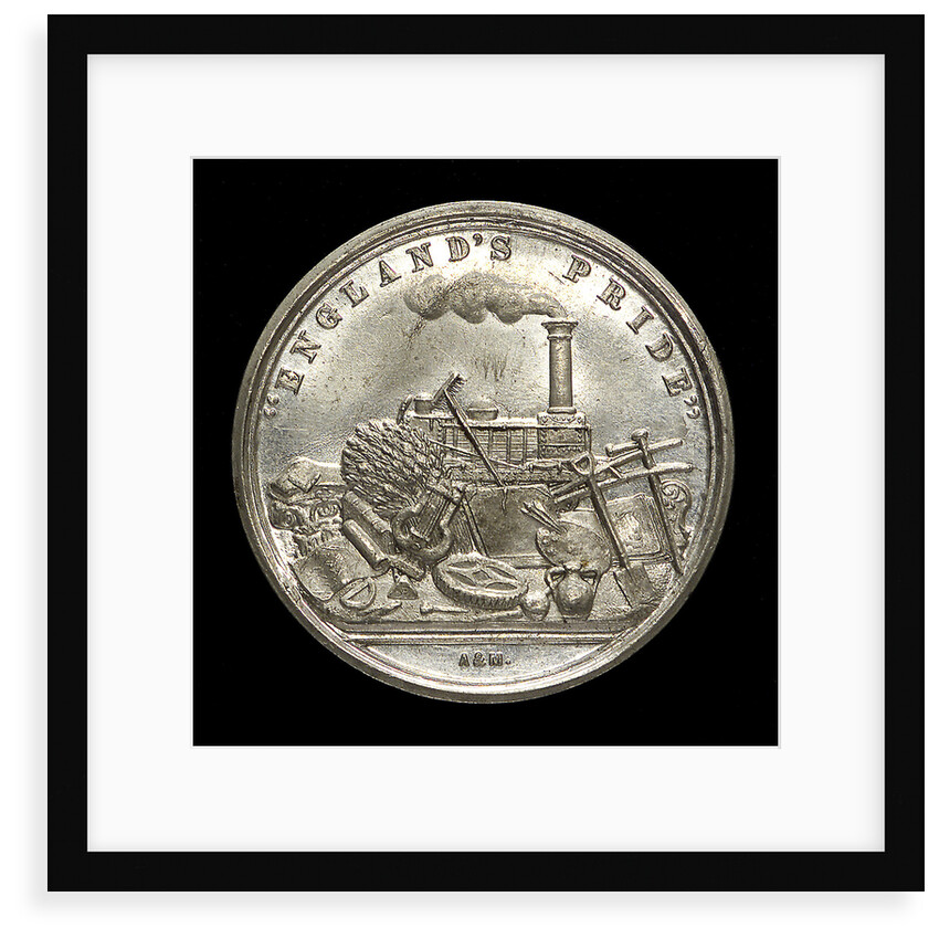 Counter commemorating Prince Albert; reverse by Allen & Moore
