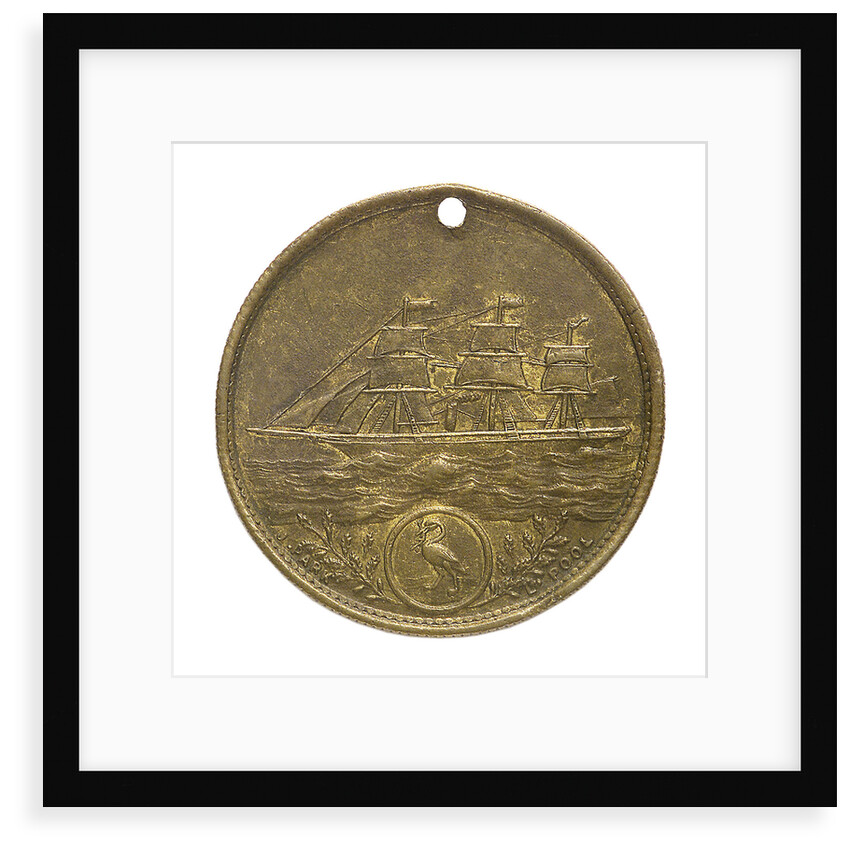 Counter commemorating the Liverpool Mercantile Marine Stokers, United Friendly Society; obverse by J. Park