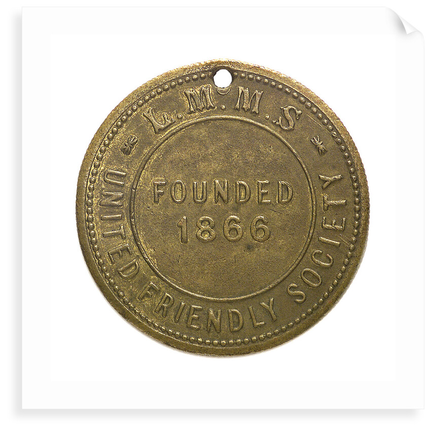 Counter commemorating the Liverpool Mercantile Marine Stokers, United Friendly Society; reverse by J. Park