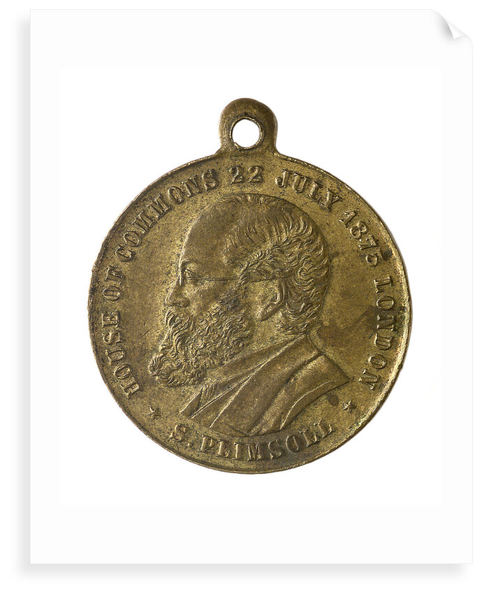 Counter commemorating Samuel Plimsoll (1824-1898); obverse by unknown
