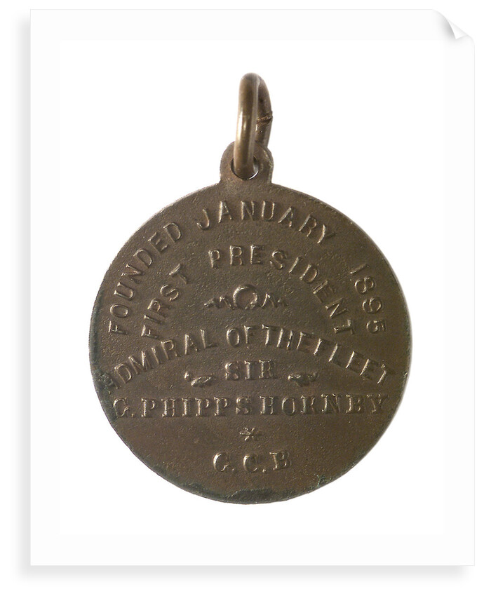 Badge of the The Navy League; reverse by unknown