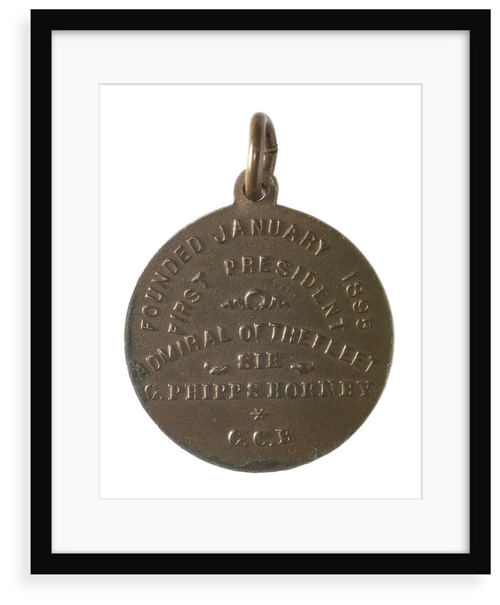 Badge of the The Navy League; reverse by unknown