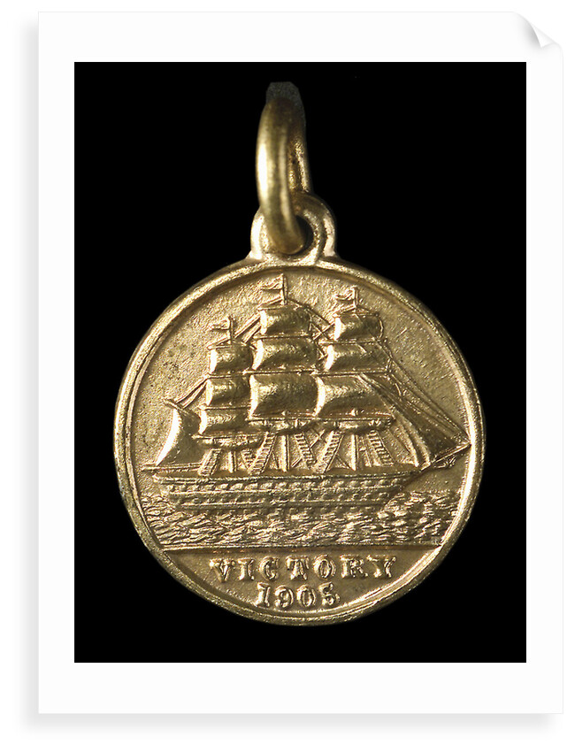 Badge commemorating the Trafalgar centenary, 1905; obverse by unknown