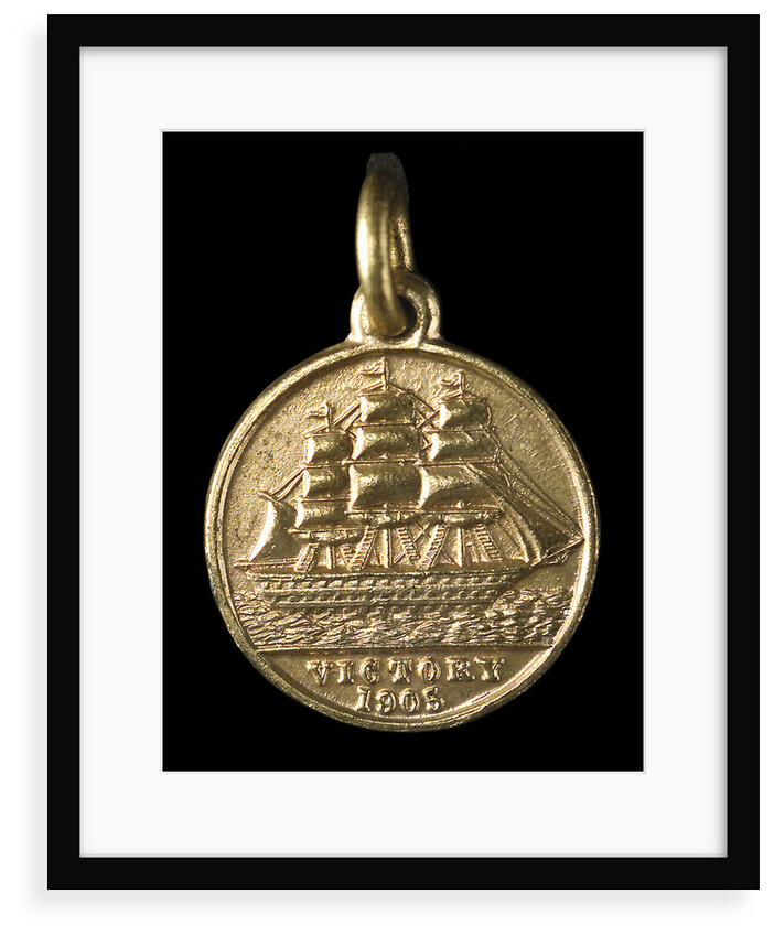 Badge commemorating the Trafalgar centenary, 1905; obverse by unknown