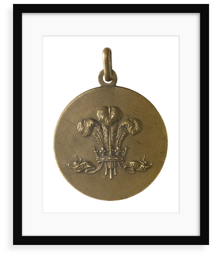 Medalet commemorating HMS 'Prince of Wales'; obverse by unknown