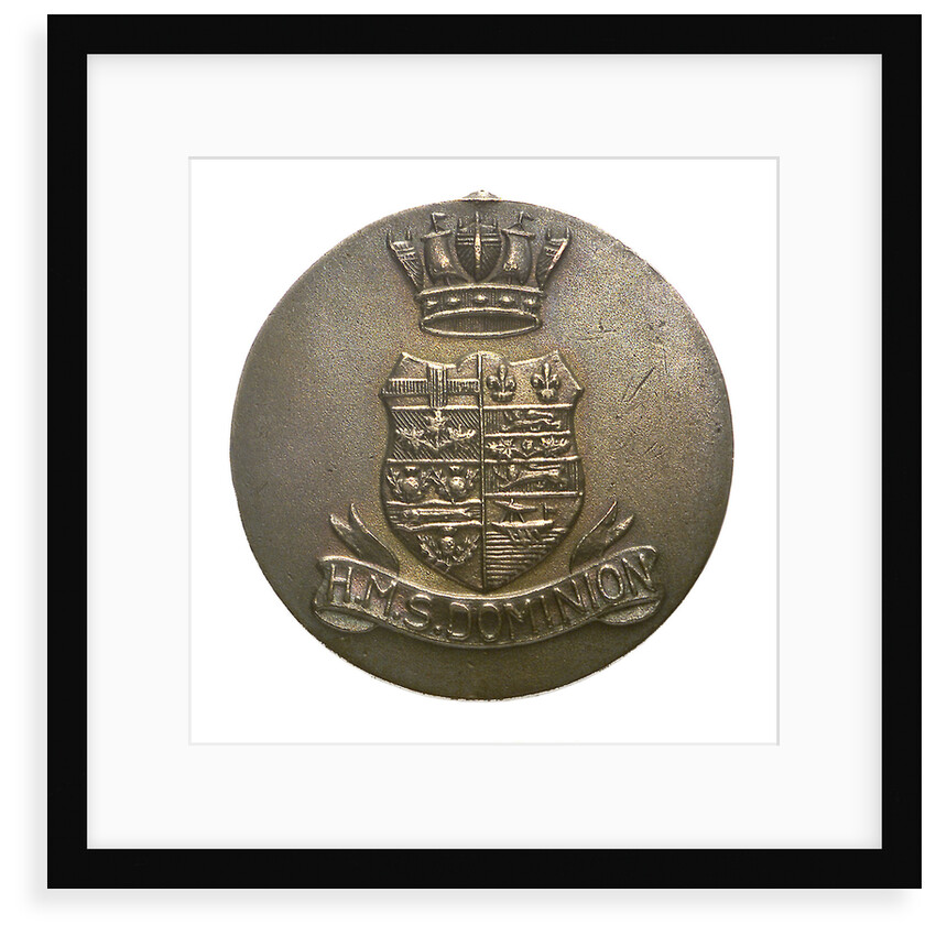 Medalet commemorating HMS 'Dominion'; obverse by W.M.C.