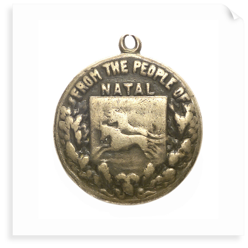 Medalet commemorating HMS 'Natal'; obverse by unknown