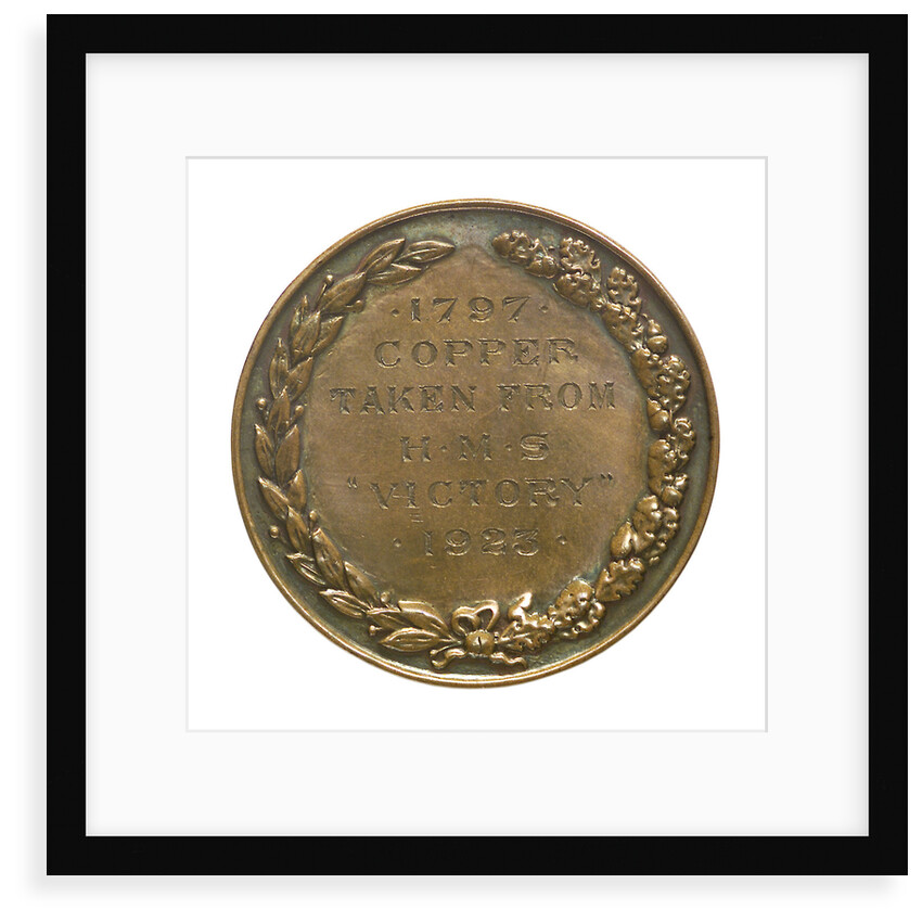 Medalet commemorating Save the 'Victory' Fund; reverse by Unknown