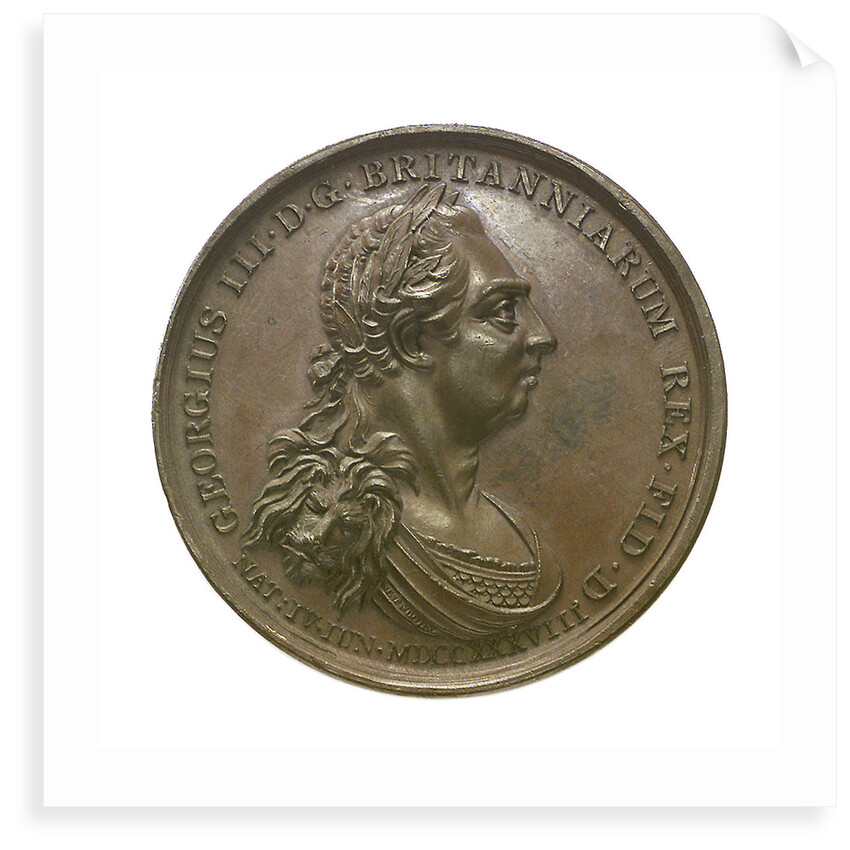 Medal commemorating the victories under George III; obverse by J. Westwood