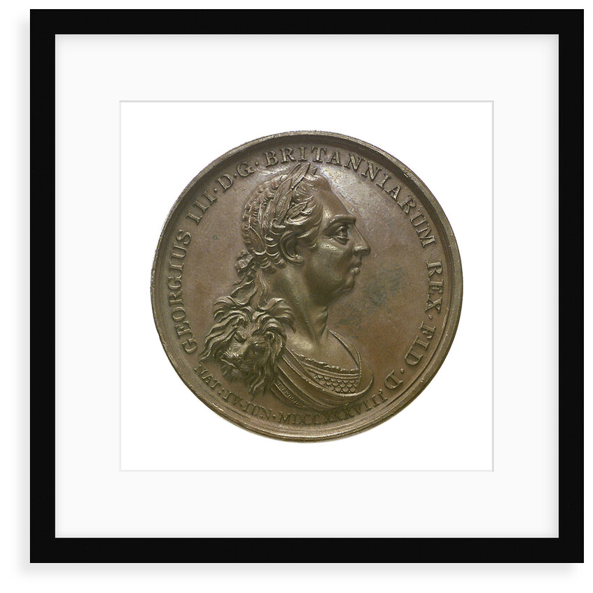 Medal commemorating the victories under George III; obverse by J. Westwood