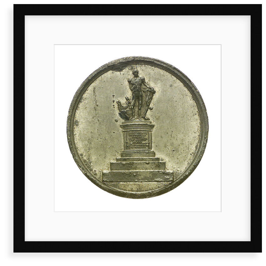 Medal commemorating the Nelson memorial, Birmingham; obverse by P. Wyon