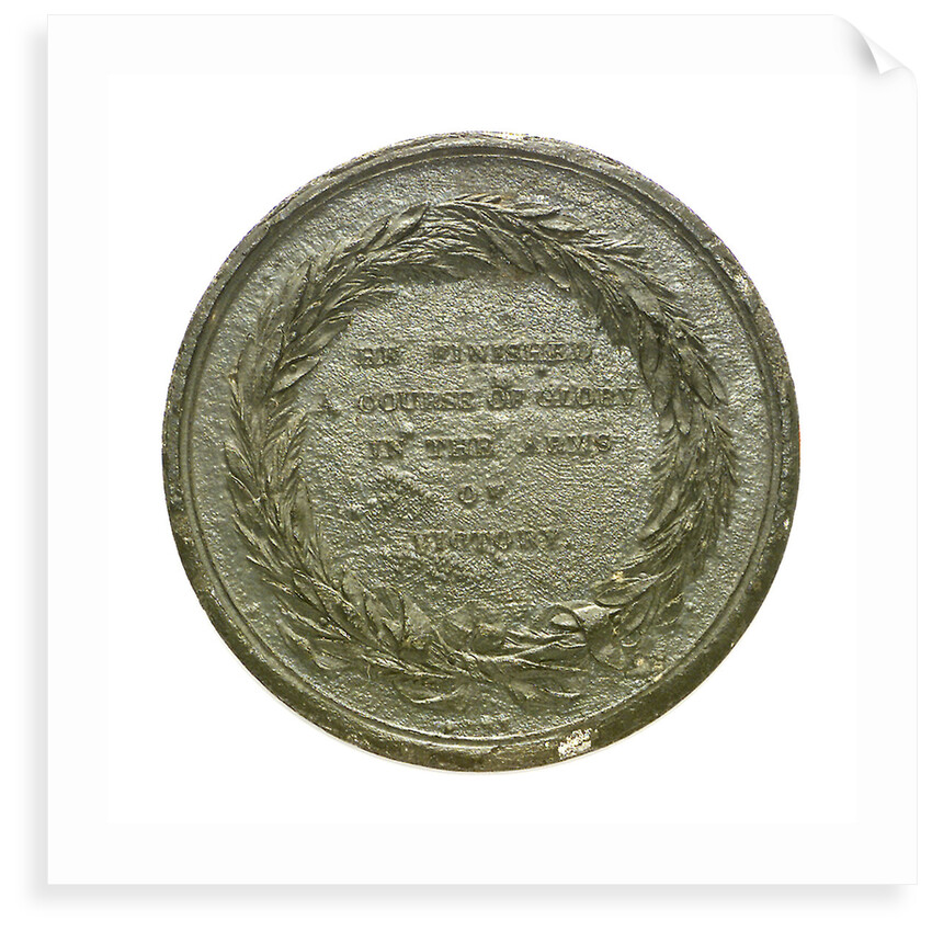 Medal commemorating the Nelson memorial, Birmingham; reverse by P. Wyon