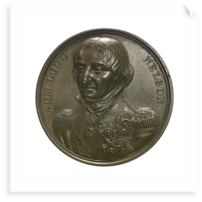 Medal commemorating Vice-Admiral Horatio Nelson (1758-1805) and the Duke of Wellington; obverse by T. Webb