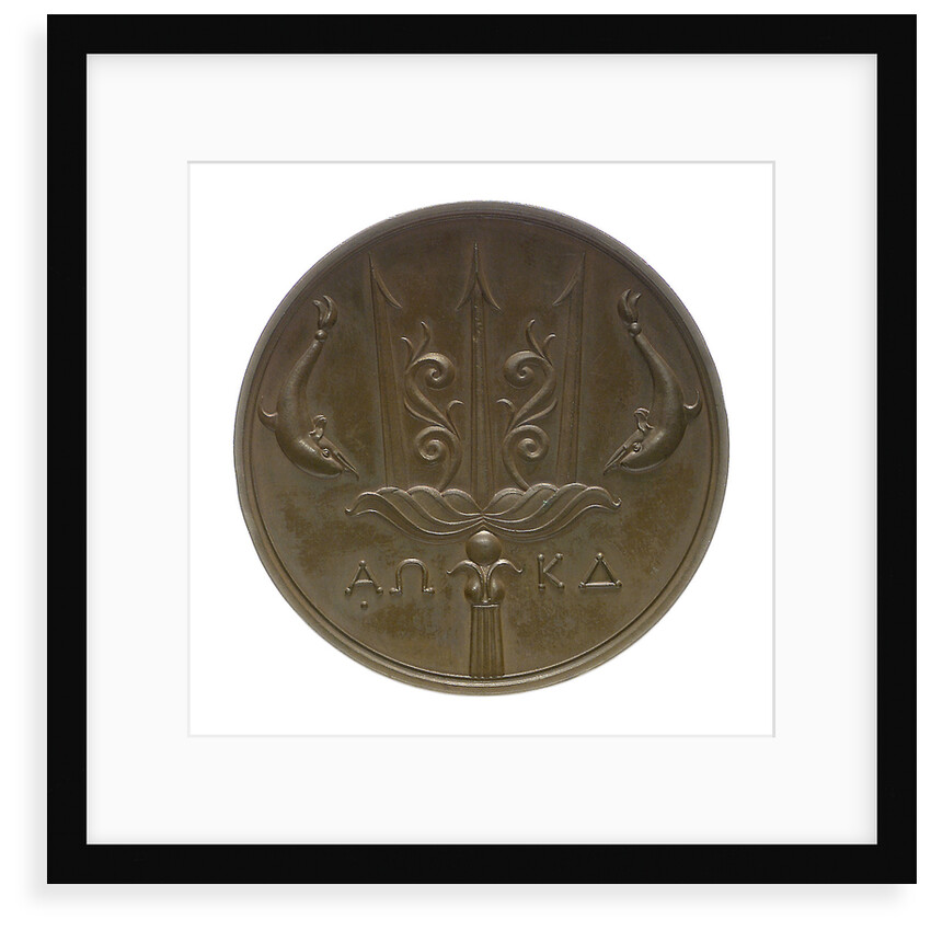 Medal commemorating Greek Independence and naval help from England; reverse by Benedetta Pistrucci