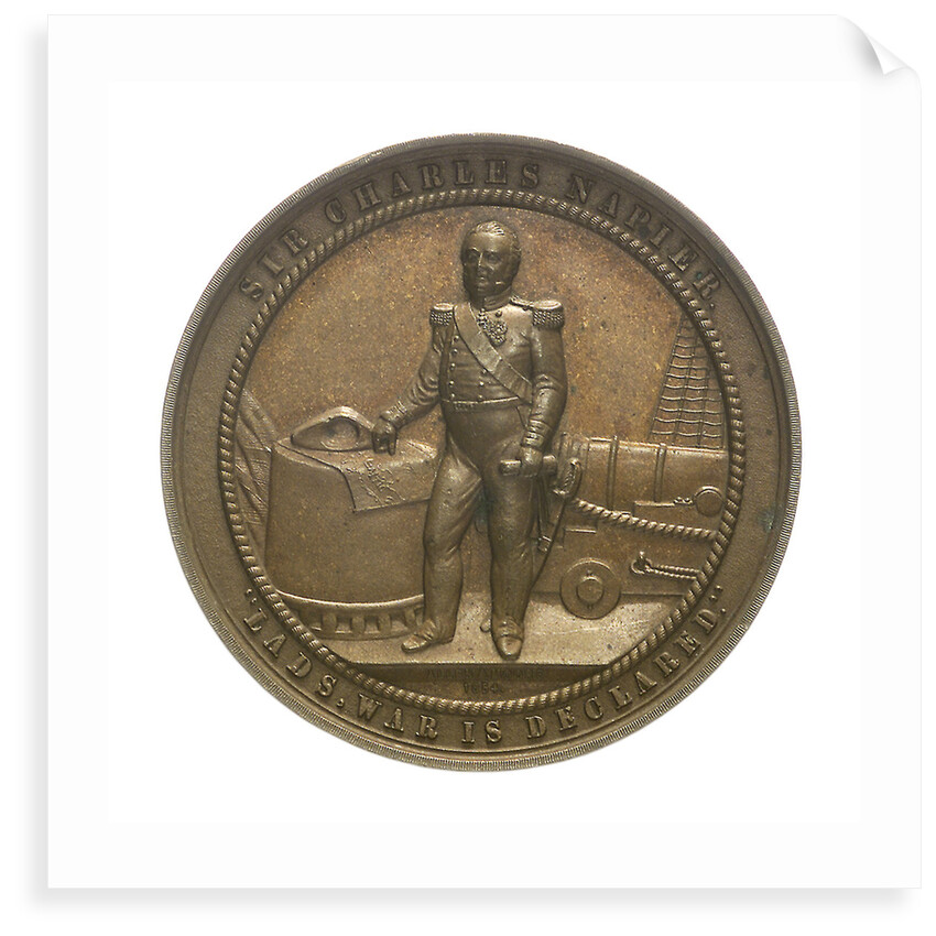 Medal commemorating Admiral Sir Charles Napier (1786-1860); obverse by Allen & Moore