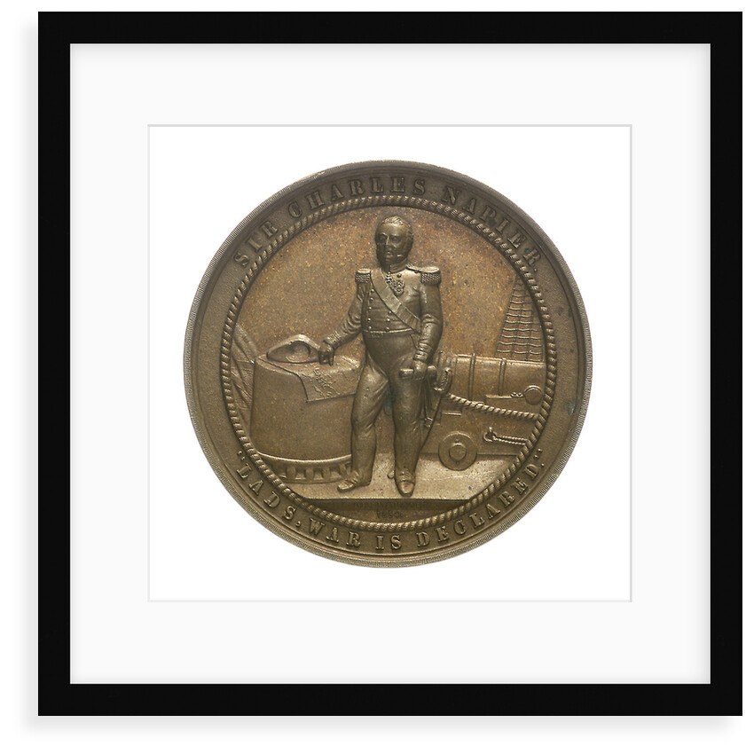 Medal commemorating Admiral Sir Charles Napier (1786-1860); obverse by Allen & Moore