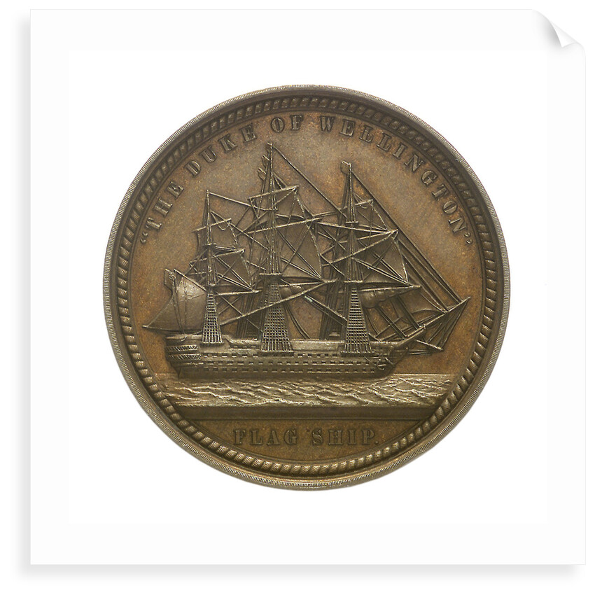 Medal commemorating Admiral Sir Charles Napier (1786-1860); reverse by Allen & Moore