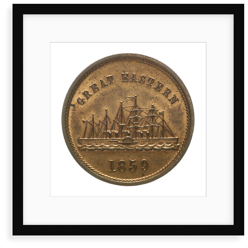 Medal commemorating the SS 'Great Eastern'; reverse by unknown