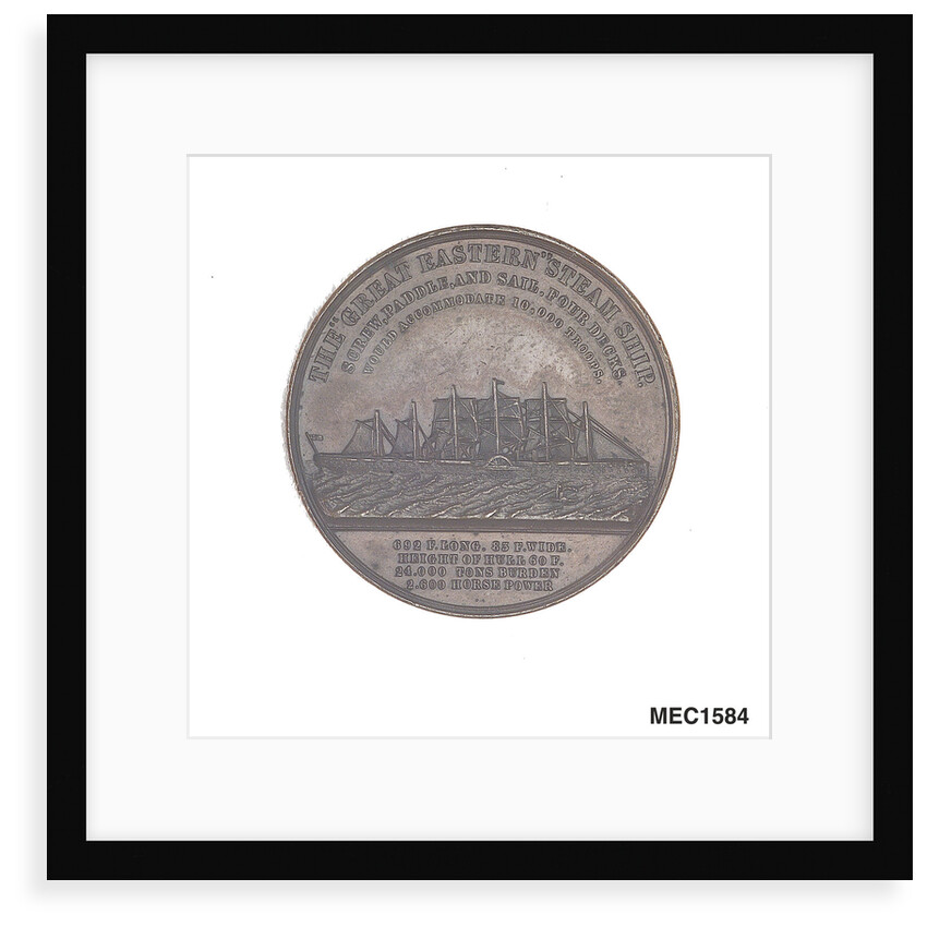 Medal commemorating the SS 'Great Eastern' by J. Moore