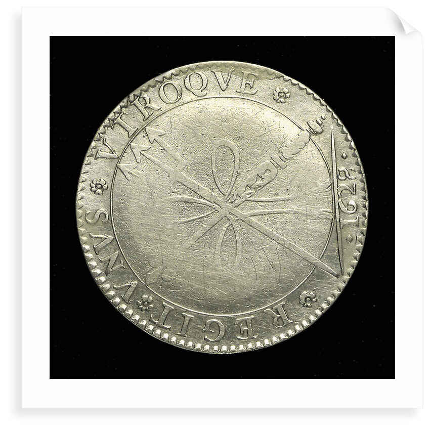 Coin pattern - shilling; obverse by N. Briot