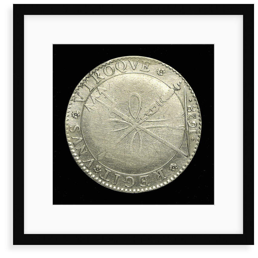 Coin pattern - shilling; obverse by N. Briot