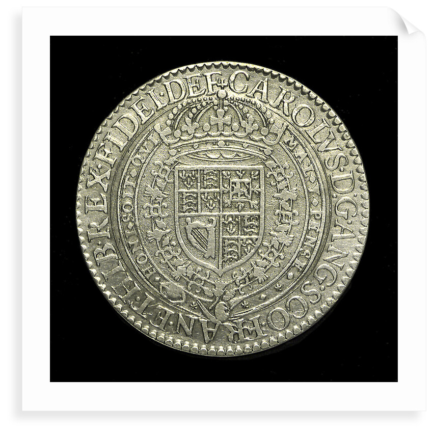 Coin pattern - shilling; reverse by N. Briot