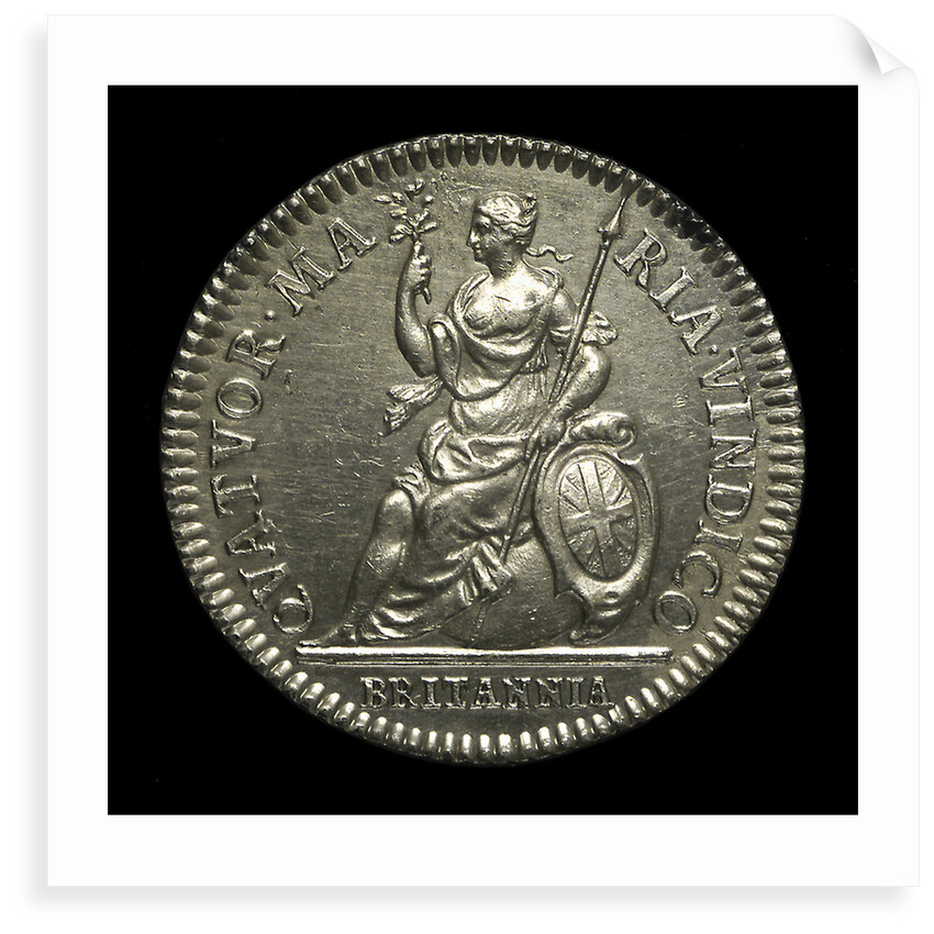 Pattern commemorating the dominion of the sea; reverse by unknown