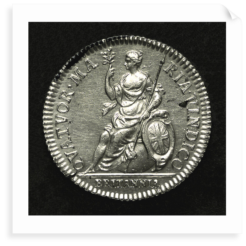 Pattern commemorating the dominion of the sea; reverse by unknown