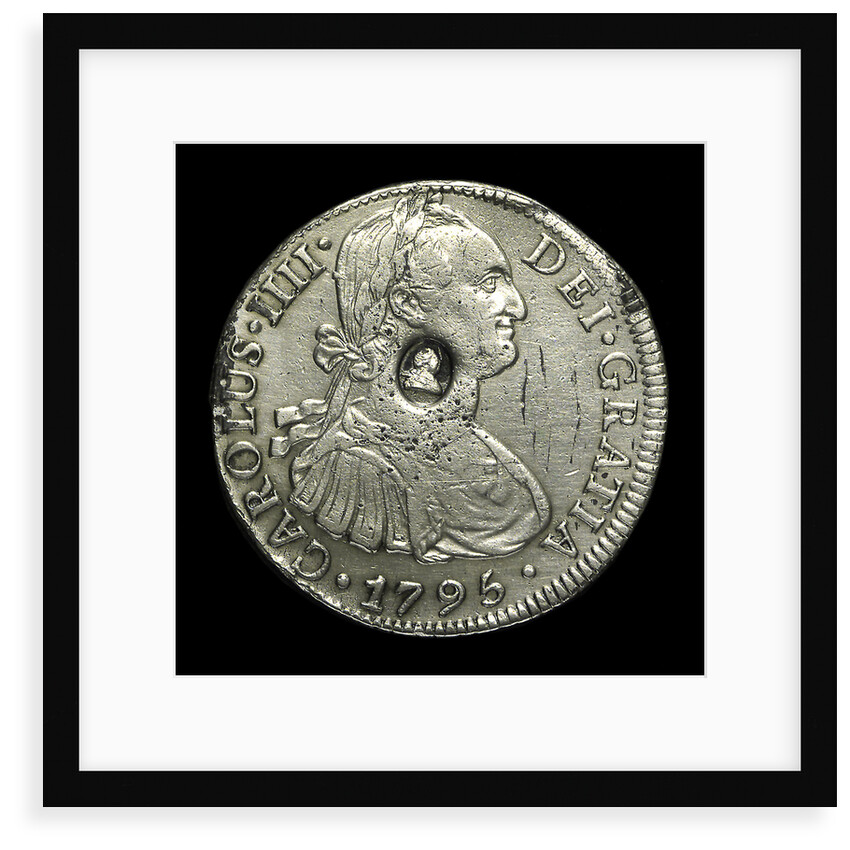 Eight reales; obverse by unknown