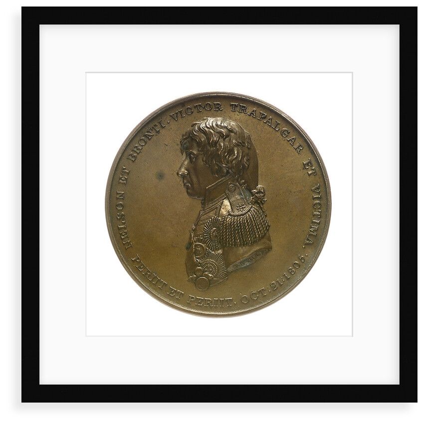 Trial piece for a medal commemorating the Battle of Trafalgar, 1805; obverse by T. Wyon