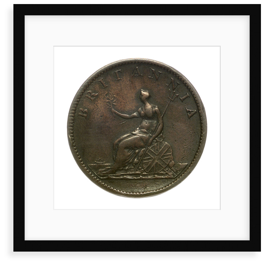 Halfpenny; reverse by unknown