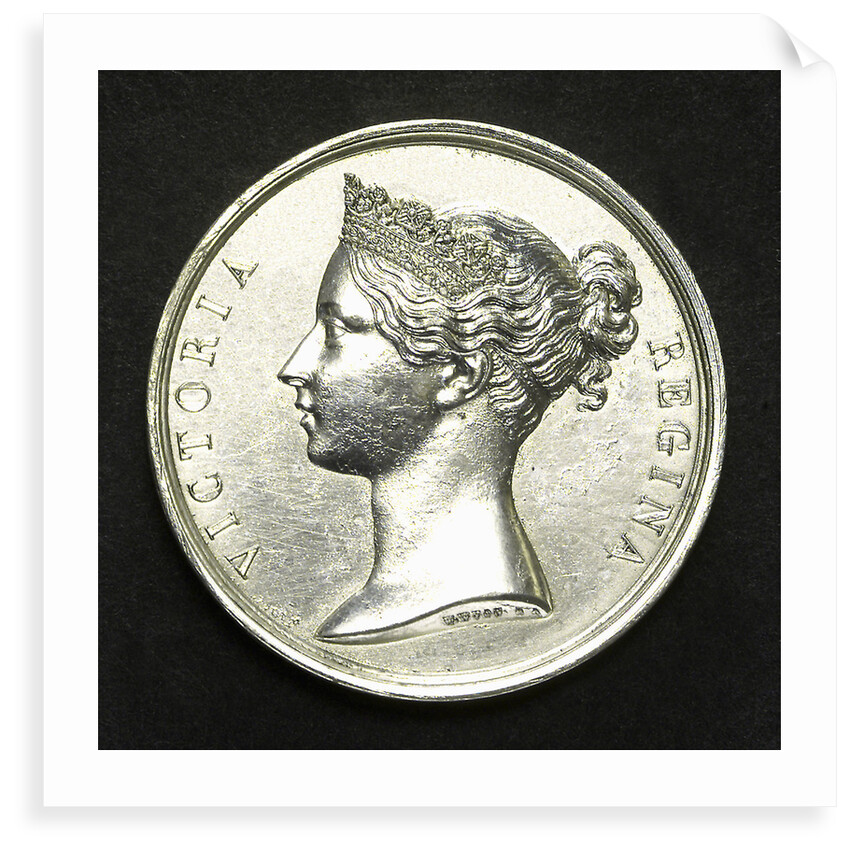 Medal commemorating the battle of Trafalgar, 1805; obverse by W. Wyon