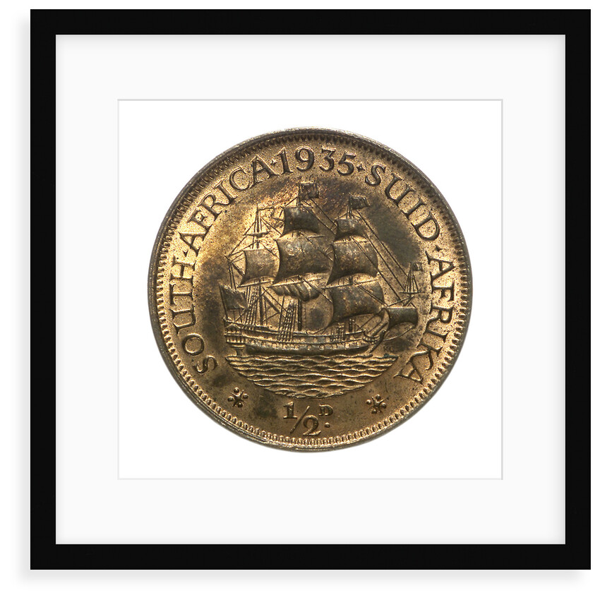 Halfpenny; reverse by unknown