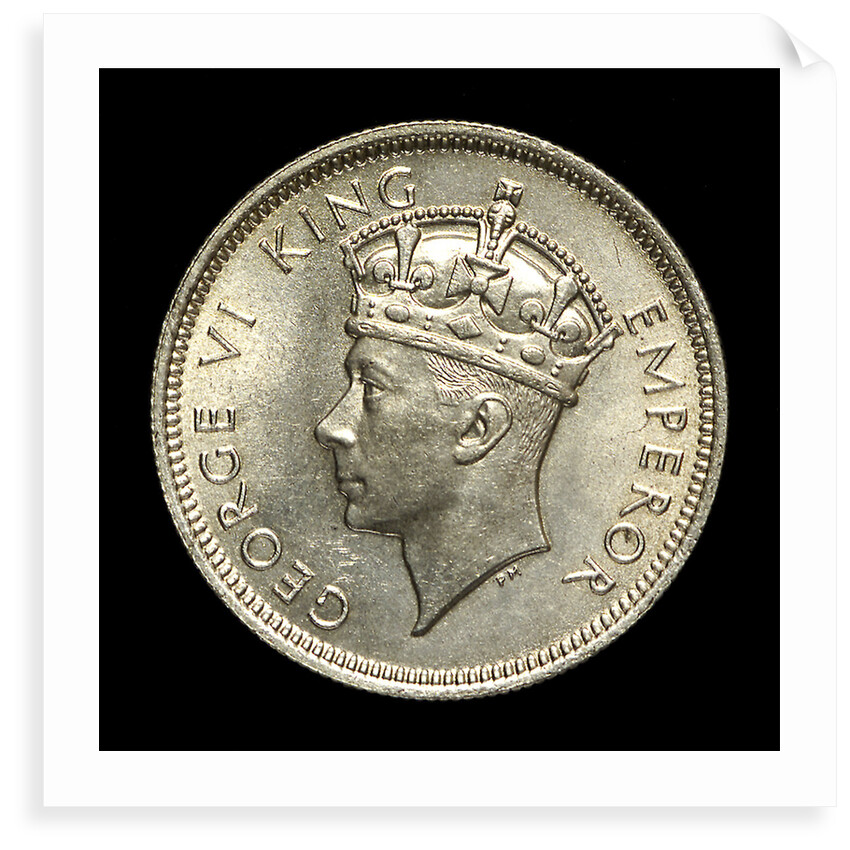 Shilling; obverse by unknown