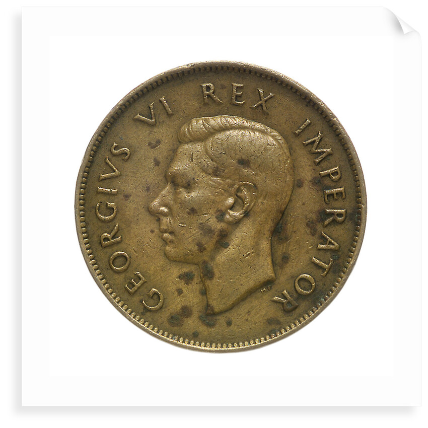 Penny; obverse by unknown