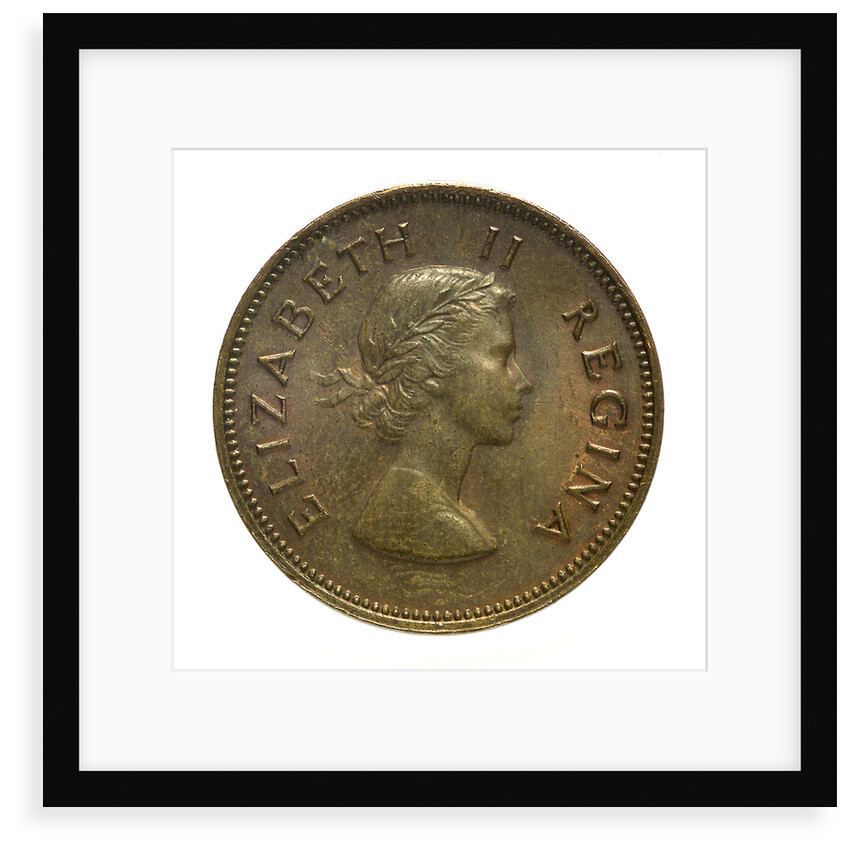 Halfpenny; obverse by unknown