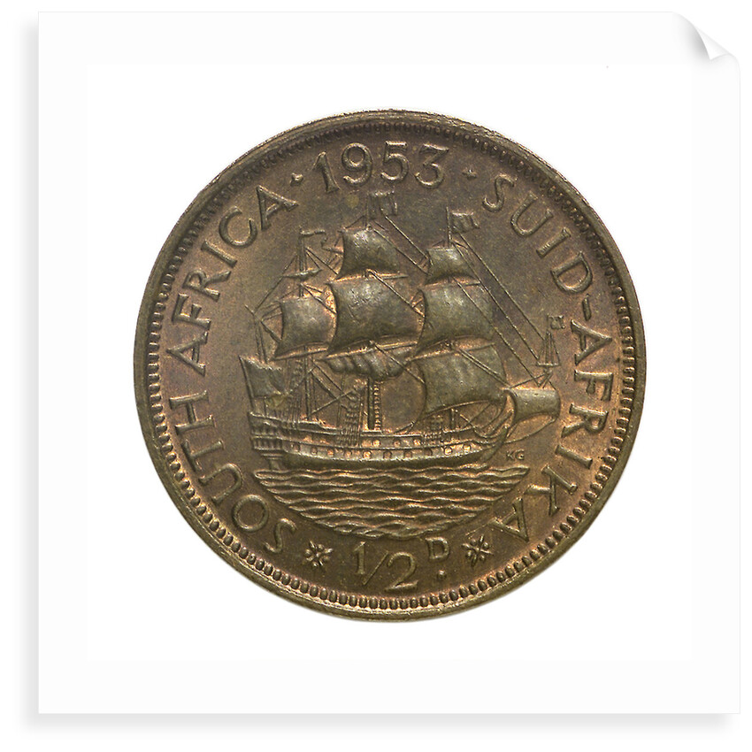 Halfpenny; reverse by unknown