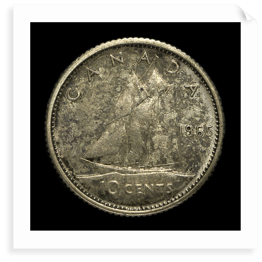 10 cents coin; reverse by unknown
