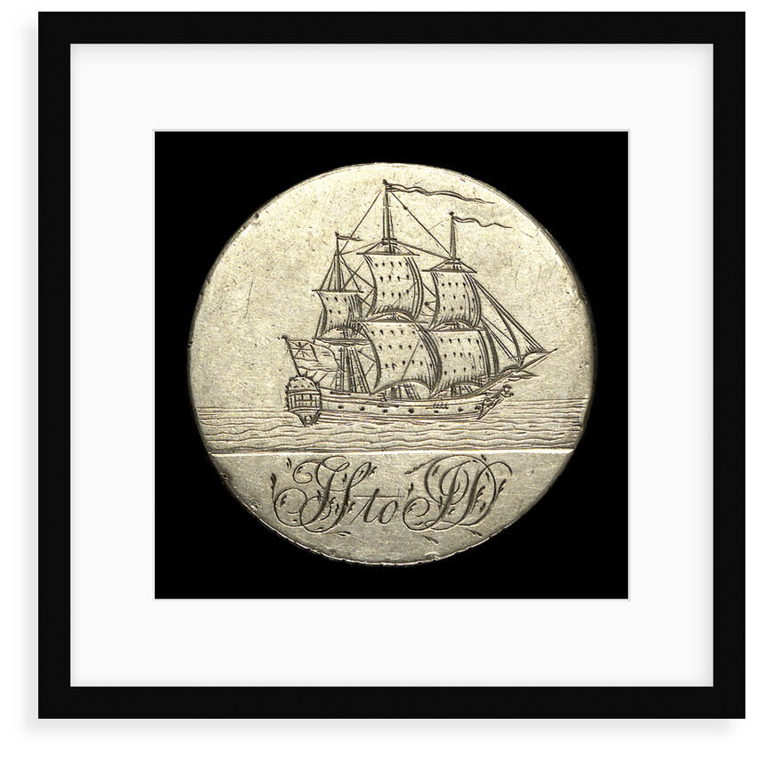 Eight reales; obverse by unknown