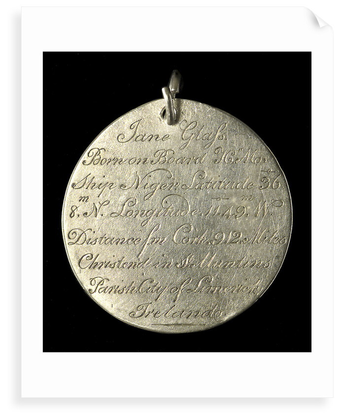 Engraved commemorative coin; obverse by Unknown