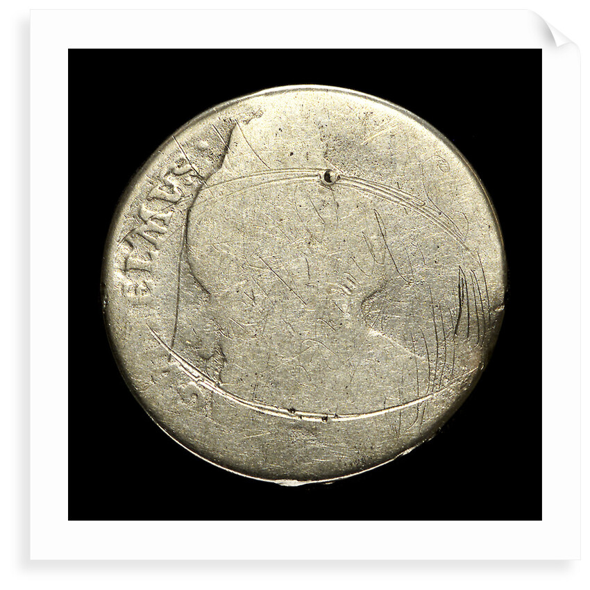 Shilling; obverse by unknown