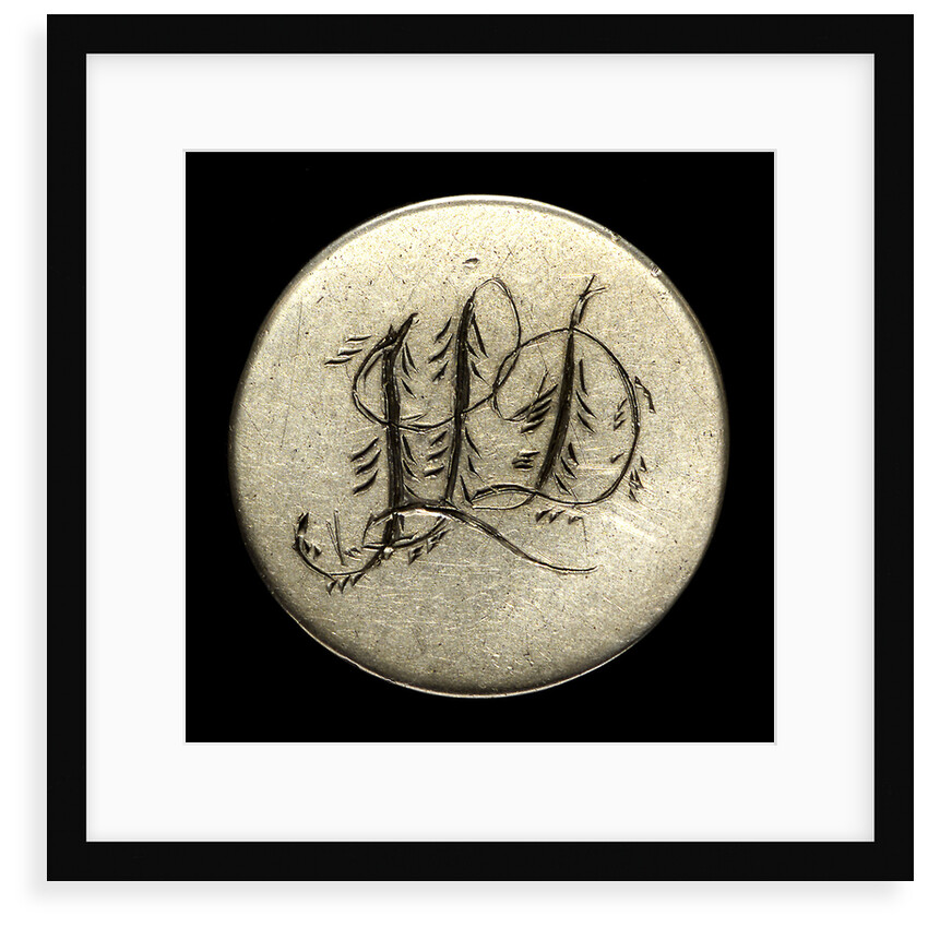 Engraved commemorative coin; obverse by unknown
