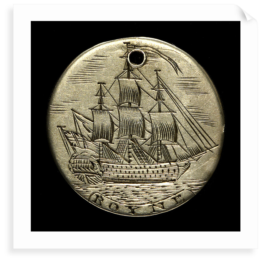 Engraved commemorative coin; obverse by unknown