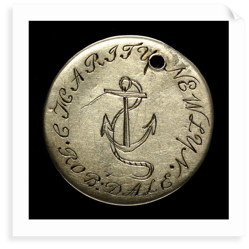 Engraved commemorative coin; reverse by unknown